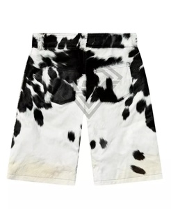 Haute qualité meilleure vente couleur unie hommes en cuir de vachette Shorts vente chaude personnalisé hommes en cuir de vachette Shorts personnalisés - Product Image 2