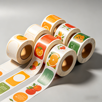 Étiquettes autocollantes en vinyle imperméable personnalisées avec logo imprimé pour emballages de bouteilles de vin, bouteilles en verre, étiquettes alimentaires