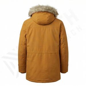 Parkas de Invierno para Hombre, Nuevas, Cálidas, Gruesas, de Forro Polar y Algodón, Chaqueta con Capucha Térmica, Abrigo de Moda Otoñal, Ropa Exterior Formal de Alta Calidad Personalizada - Product Image 2