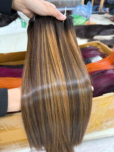 Extensiones de Cabello Humano Remy Vietnamita AZURA HAIR, Doble Trama a Máquina, Sin Químicos, Todos los Colores Disponibles, Paquete de 100gr, Accesorio para Tejido de Cabello - Product Image 6