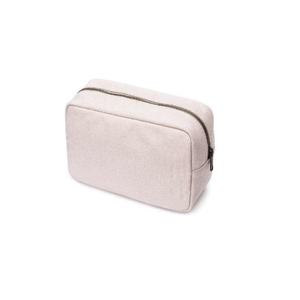 2024 Super vente pochette cosmétique en coton de haute qualité avec fermeture à glissière taille personnalisée sac de Style de mode - Product Image 1