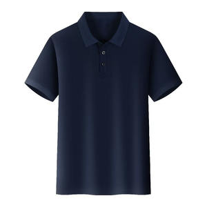 OEM logotipo personalizado bordado transpirable hombres de negocios para Polo Camiseta 100% algodón de manga corta con solapa de talla grande polos - Product Image 3