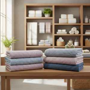 100% Turkish Cotton Extra Large Hotel <b>Bath</b> <b>Towel</b> 95x150cm 550 GSM Super Absorbent Soft & Durable for Hotels & Resorts - Product Image 2