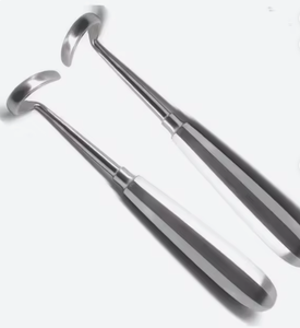 Juego de Desecisores Doyen Raspatory Hechos a Medida, 2 Piezas, Instrumentos Manuales para Extracción de Costillas, 17 cm, Plateados, Certificación CE, SERGLAB INDUSTRIES - Product Image 2