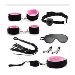 Conjunto de Juego de Roles de Bondage Sexy para Parejas, Kit de Restricción con Peluche para Adultos - Product Image 4