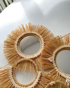 ที่แขวนผนังที่โดดเด่นของเราทำจากหญ้าทะเลและเปลือกสำหรับตกแต่งบ้านผลิตในเวียดนาม-ซิซู - Product Image 5