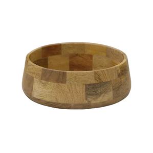 ชามเสิร์ฟอาหารงานหัตถกรรมทำจากไม้สำเร็จรูปทำด้วยมือออกแบบได้ตามต้องการจากผู้ผลิตในอินเดีย - Product Image 1