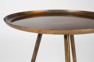 Modern Design Round <b>Metal</b> Side <b>Table</b> for Home for Living Room Dining Bedroom 3 Legs Coffee <b>Tables</b> Home Furniture - Product Image 3