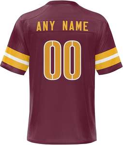 Camisetas de Fútbol Americano Nueva Temporada, Estilo Profesional, Ajuste Deportivo, Transpirables, Manga Corta, Nombre del Equipo Personalizable, Venta al Por Mayor, Unisex - Product Image 4