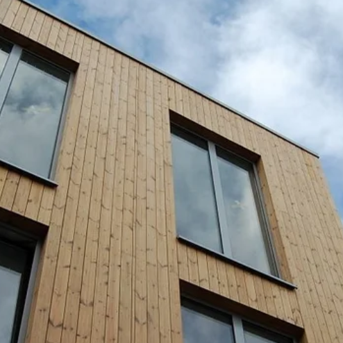 Thermal Pine Natural Solid Wood Cladding