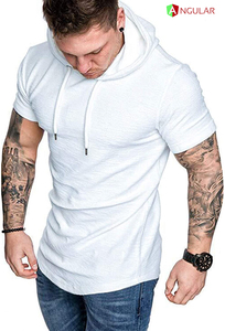 Sudadera con capucha de manga corta para hombre, prenda deportiva masculina de estilo informal, de tejido 100% algodón, de secado rápido, con diseño personalizado, nueva colección de invierno 2022 - Product Image 2