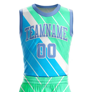 Ensemble d'uniformes de basketball personnalisés sublimés, haute qualité, 100% polyester respirant - Product Image 5