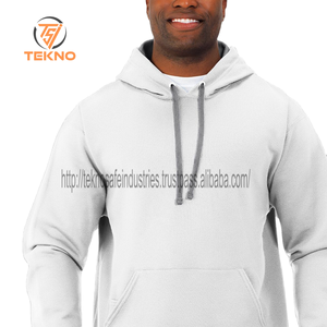 Sweat à capuche pour homme 100% coton de haute qualité Style Streetwear et col à capuche motif solide pour pulls à capuche d'hiver - Product Image 6
