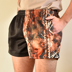 Vente en gros Short de rugby au foot antidérapant à la taille de style High Street conception personnalisée sublimé vente OEM personnalisée pour hommes - Product Image 4