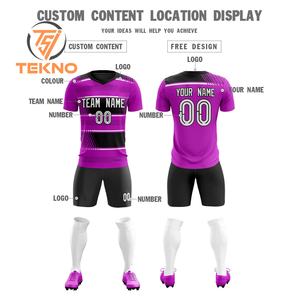 Vêtements d'équipe personnalisables nouveauté uniforme de football pour hommes meilleure qualité conception personnalisée pour l'entraînement OEM ODM service vêtements de sport - Product Image 5
