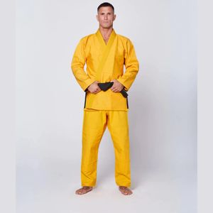 Conjuntos BJJ Gi & MMA hechos en Pakistán para adultos-Uniforme de artes marciales unisex duradero transpirable elástico - Product Image 5