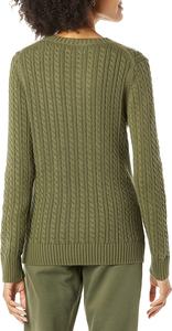 Custom V-Neck Short Sleeve Women's <b>Sweater</b> Versatile Cotton for Cool Winter Front Logo Included - Product Image 5