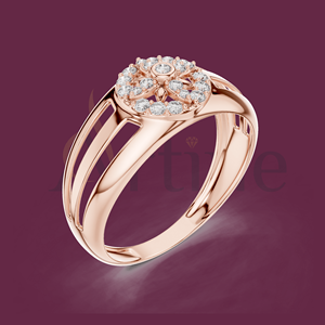 Bague opale 14K pour femme pierre de naissance d'octobre - Product Image 1