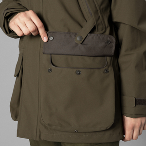 HUNT GEAR Unisex <b>Waterproof</b> Windproof Breathable Hooded <b>Camo</b> Print Winter Soft Shell <b>Jacket</b> for Outdoor Sports Zipper Closure - Product Image 3