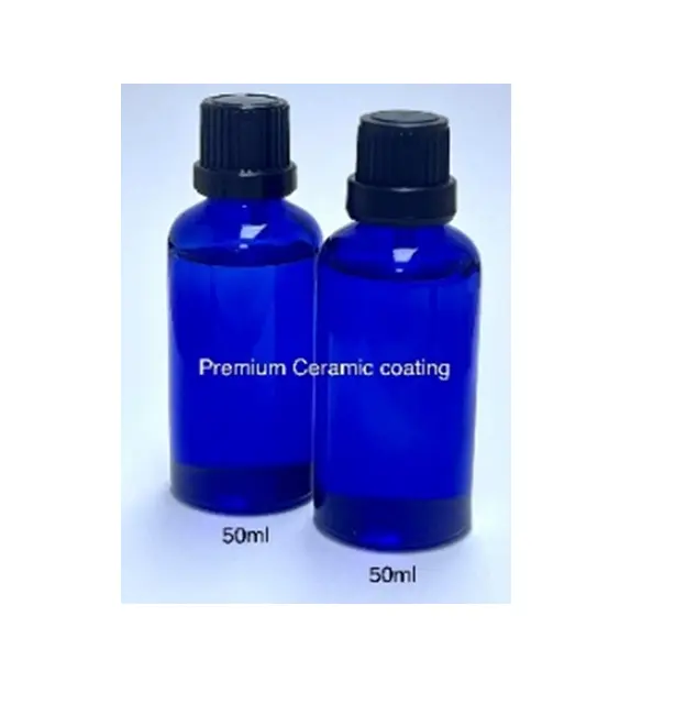 Parlak hidrofobik etkisi araba boyası yüzeyler özelleştirilmiş marka adı singapur araba bakımı 50ML Premium seramik kaplama şişe