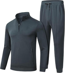 Ensemble de survêtement d'entraînement de football et de basketball pour hommes, vente en gros, imprimé, veste de football d'hiver, ensemble de survêtement respirant en polaire, survêtement d'échauffement - Product Image 1