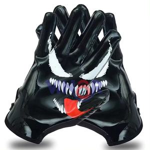 Gants de football américain de haute qualité fabriqués sur mesure Équipement sportif professionnel en cuir pour l'extérieur à bas prix Gant de football américain - Product Image 1