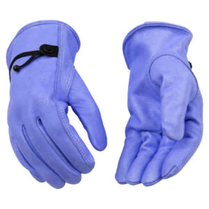 Premium Quality Cowhide Grain Leather Driving Gloves Leather Industrial Hand Safety Working Gauntlet Heavy Duty Work Gloves - Product Image 4