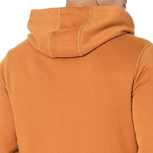Cotton Comfortable Knitted Fabric Zipper <b>Hoodies</b> Men Autumn <b>Thin</b> Hooded Custom Printing basics cotton blended - Product Image 3