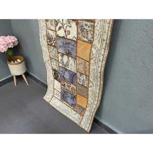 พรมขนาด 2.6x6.4 ฟุต, พรมตุรกีโบราณ, พรมขนสัตว์สีน้ำตาล - Product Image 2