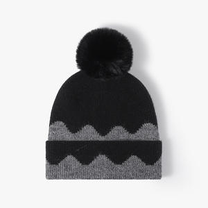 In Pakistan Wholesale Acrylic Wool Warm Knitted Cuffed Winter <b>Beanie</b> <b>Hats</b> <b>Beanie</b> <b>Hats</b> <b>Lady</b> <b>Beanie</b> <b>Hat</b> Solid Color for Women - Product Image 3