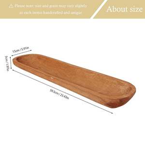 ถาดเสิร์ฟไม้มะม่วงถาดเสิร์ฟนานสำหรับใช้งานอเนกประสงค์แบบเสร็จตามธรรมชาติในราคาที่ยอมรับได้ - Product Image 5