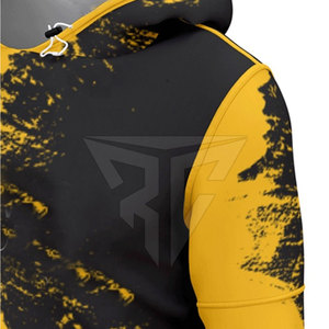 Pull-over personnalisé pour homme, hiver, sublimation, sweat à capuche uni - 100% polyester polaire, écologique, avec poche, best-seller, nouveau style - Product Image 6