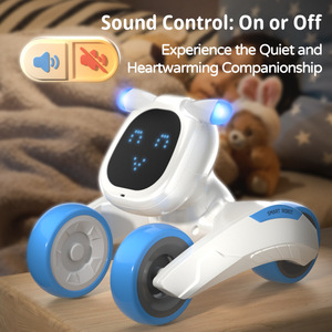 Vente en gros de fournitures pour animaux de compagnie | Jouet <span class=keywords><strong>robot</strong></span> pour <span class=keywords><strong>chien</strong></span> + <span class=keywords><strong>robot</strong></span> interactif pour chiot + commande vocale, tactile et à distance | Cadeau STEM pour enfants - Product Image 5