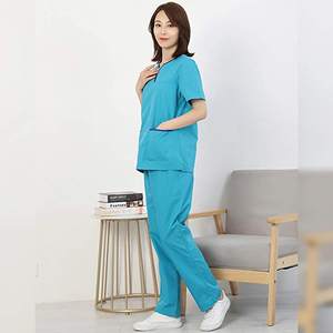 Venta al por mayor de uniformes médicos de enfermería para el hospital tejidos de moda uniformes para correr nuevo diseño con conjuntos de uniformes baratos - Product Image 3