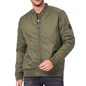 Hip Hop Outdoor Breathable Waterproof MA1 <b>Flight</b> Bomber <b>Jacket</b> Zipper Closure Polyester Padded Front MA1 Bomber <b>Jacket</b> for <b>man</b> - Product Image 1