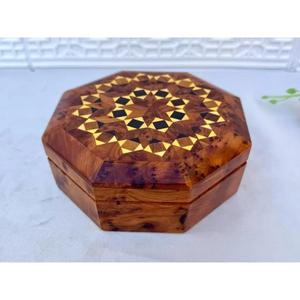 Artesanía de Madera de Tuya Marroquí de Lujo, Hecha a Mano, Raíz de Tuya Natural, Decoración Tradicional Marroquí para el Hogar, Regalo - Product Image 1