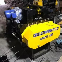Nouvelle palan électrique à chaîne de 10 tonnes avec chariot, équipement de levage de matériaux robuste, hauteur de levage de 6 mètres, marque CMK, 415V AC, câble métallique 8m/min