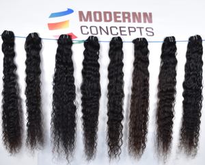 Extensiones de cabello humano virgen sin procesar, extensiones rizadas naturales del vendedor, cutícula alineada, templo indio, onda suelta, súper onda - Product Image 4