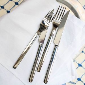 Juego de Cubiertos de Acero Inoxidable Hecho a Mano, Diseño Artesanal Antiguo para Fiestas, Comedor, Pieza de Colección, Ligero y Fácil de Usar - Product Image 6