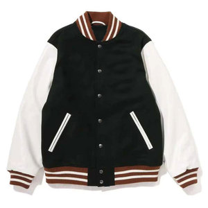 Veste Letterman tendance, vêtement d'extérieur chaud, tissu doux, veste d'hiver confortable - Product Image 1