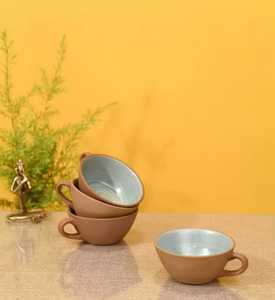 ถ้วยเซรามิกสไตล์นอร์ดิกแบบมินิมอลพร้อมผิวด้านสำหรับแก้วกาแฟเซรามิกใช้ในห้องครัวที่บ้านหรูหรา - Product Image 4