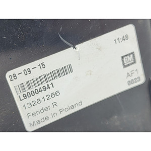 FEU ARRIÈRE DROIT DX OPEL Astra J GTC 13281266 B16DTL (11>15) - Product Image 4