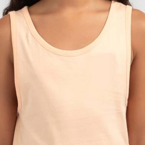 Tallas grandes de algodón/fibra de bambú Slim Fitness recortada para mujeres gimnasio Yoga deportes camisetas sin mangas transpirables moda chicas camisetas sin mangas - Product Image 2