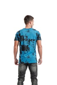Nueva Llegada de Camisetas Deportivas para Hombre con Estampado por Sublimación, Ecológicas, Ligeras, Cuello Redondo, Poliéster/Algodón de Alta Calidad - Product Image 5