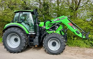 รถแทรกเตอร์ Deutz-Fahr 6160 RCSHIFT พร้อมชุดตัก MX T412 ปี 2023 สภาพดี มีจำหน่าย - Product Image 2