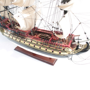 La licorne/Unicorn เรือสูงจากฝรั่งเศส-รายละเอียด (สีครีมและสีขาว)-เรือจำลองทำจากไม้คุณภาพสูง - Product Image 2