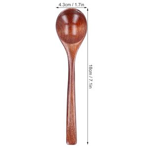 Cucharas pequeñas de madera Natural ecológicas para boda, café, té, sopa, azúcar, miel, postre, aperitivo, condimento, cuchara de Bistro - Product Image 1