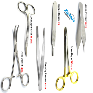 Ensemble d'instruments chirurgicaux médicaux pour ensemble de suture vétérinaire de 6 pièces Fabricant et exportateur d'instruments chirurgicaux - Product Image 2