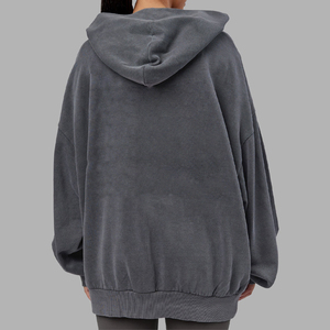 Sudadera con Capucha para Mujer, Estilo Holgado, Mangas Largas, Interior de Felpa Suave para Mayor Calidez y Comodidad, Estilo Pullover, Corte Relajado - Product Image 4
