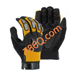 Premium TIG Welding <b>Gloves</b> with Seamless Index <b>Finger</b> and Adjustable Gauntlet-style Cuff Safety <b>Gloves</b> Buffalo Leather PK - Product Image 1
